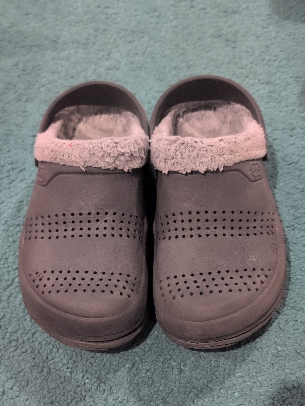 Kids Cozy Lined Clog - Gray